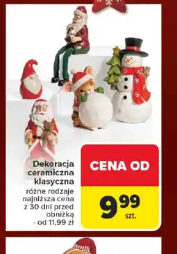 Carrefour Dekoracja ceramiczna klasyczna oferta