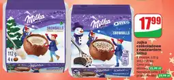 Dino Jajka czekoladowe z nadzieniem Milka Snowballs oferta