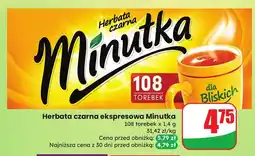 Dino Herbata czarna ekspresowa Minutka oferta