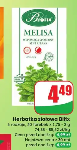 Dino Herbatka ziołowa Bifix Melisa oferta