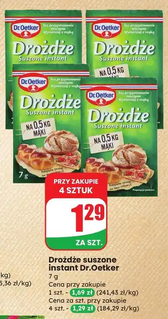 Drożdże suszone instant Dr.Oetker