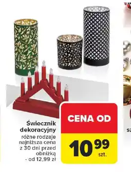 Carrefour Swiecznik dekoracyjny oferta