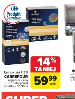 Carrefour Lampki na USB Carrefour oferta