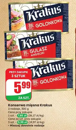 Dino Konserwa mięsna Krakus Gulasz Angielski oferta