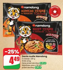 Dino Danie nudle Namdong Beef Jjigae oferta