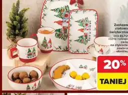 Carrefour Zastawa stołowa świąteczna oferta
