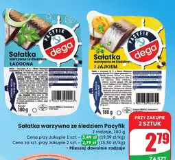 Dino Sałatka warzywna ze śledziem Pacyfik Dega oferta