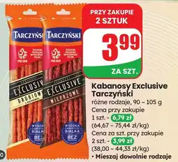 Dino Kabanosy Exclusive Tarczyński różne rodzaje oferta