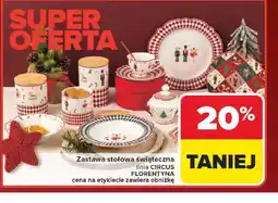 Carrefour Zastawa stołowa świąteczna oferta