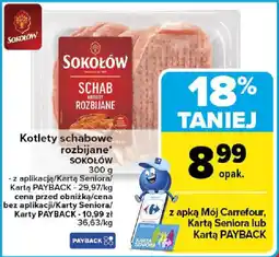 Carrefour Kotlety schabowe rozbijane SOKOŁÓW oferta