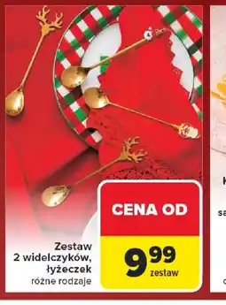 Carrefour Zestaw widelczyków i łyżeczek oferta