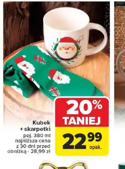 Carrefour Kubek + skarpetki oferta