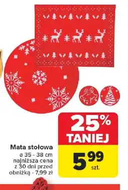 Carrefour Mata stołowa oferta