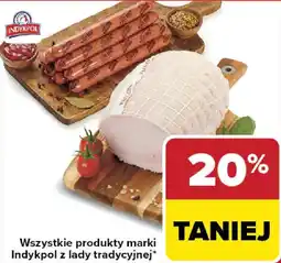 Carrefour Produkty marki Indykpol z lady tradycyjnej oferta