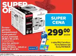 Carrefour Zestaw garnków kompaktowych oferta