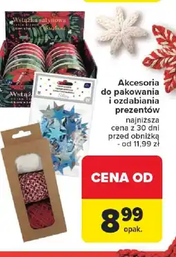 Carrefour Akcesoria do pakowania i ozdabiania prezentów oferta