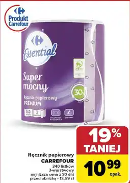 Carrefour Ręcznik papierowy CARREFOUR oferta