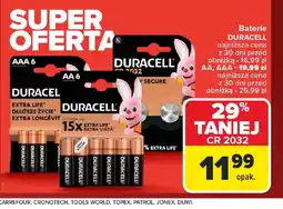 Carrefour Baterie DURACELL oferta