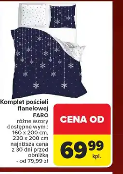 Carrefour Komplet pościeli flanelowej oferta