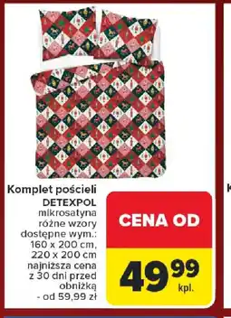 Carrefour Komplet pościeli oferta