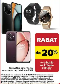 Carrefour Smartfony, smartwatche, telefony GSM oferta