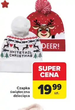 Carrefour Czapka świąteczna oferta