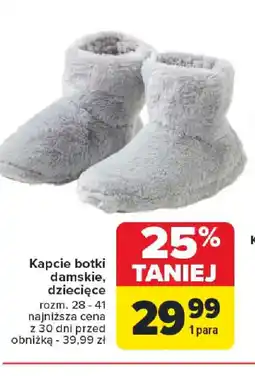 Carrefour Kapcie botki oferta