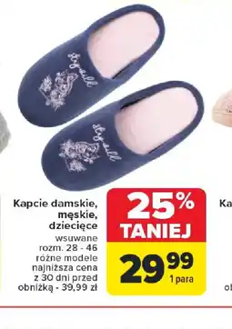 Carrefour Kapcie oferta