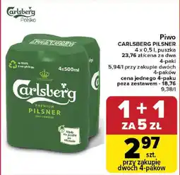 Carrefour Piwo CARLSBERG PILSNER oferta