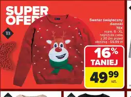 Carrefour Sweter świąteczny oferta