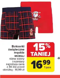 Carrefour Bokserki świąteczne męskie oferta
