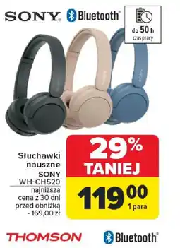 Carrefour Słuchawki nauszne SONY oferta