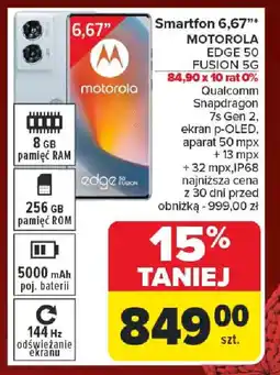Carrefour Smartfon MOTOROLA EDGE 50 FUSION 5G oferta