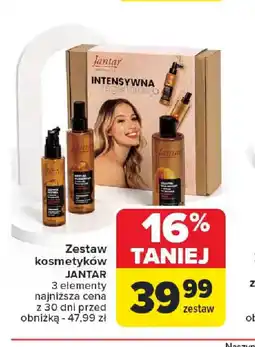 Carrefour Zestaw kosmetyków JANTAR oferta