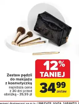 Carrefour Zestaw pędzli do makijażu oferta