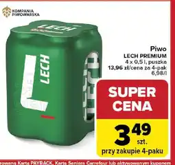 Carrefour Piwo Lech oferta