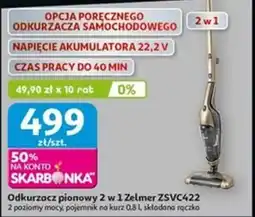 Auchan Odkurzacz pionowy 2 w 1 Zelmer ZSVC422 oferta
