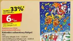 Auchan Kalendarz adwentowy Rakpol oferta
