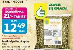 Auchan Pestki dyni bez łupiny oferta