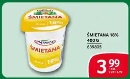 Selgros Śmietana 18% oferta