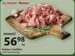 Auchan Gulasz z królika oferta