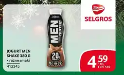 Selgros Jogurt men shake oferta
