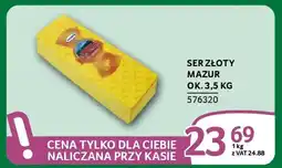 Selgros Ser złoty mazur oferta