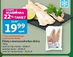 Auchan Filety z morszczuka bez skóry oferta
