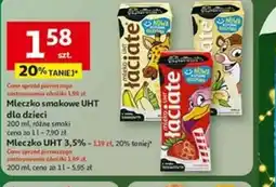 Auchan Mleczko smakowe UHT oferta