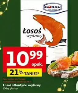 Auchan Losoś atlantycki wędzony oferta