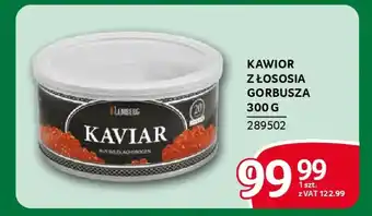 Selgros Kawior złososia gorbusza oferta