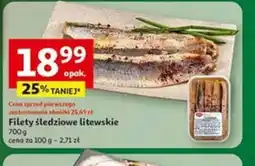 Auchan Filety śledziowe litewskie oferta