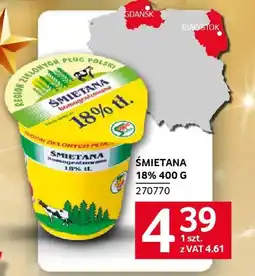 Selgros Śmietana 18% oferta