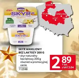 Selgros Skyr waniliowy bez laktozy oferta